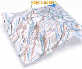 3d view of Barrio Marca